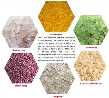 Estrusori nutrizionali per macchine per la produzione del riso